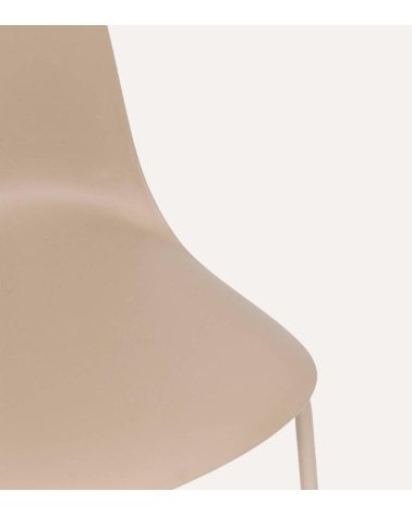 Silla Asan de Polipropileno y Patas de Acero