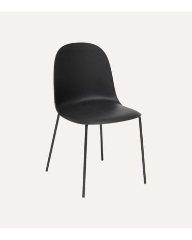Silla Asan de Polipropileno y Patas de Acero