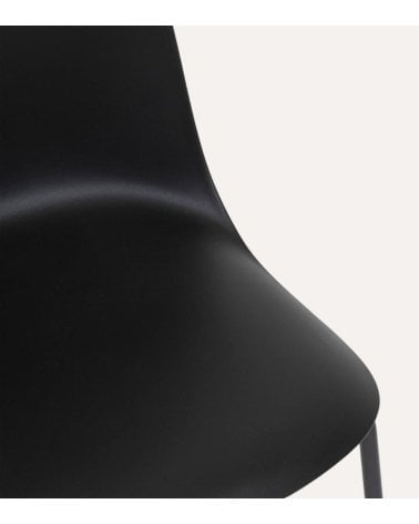 Silla Asan de Polipropileno y Patas de Acero