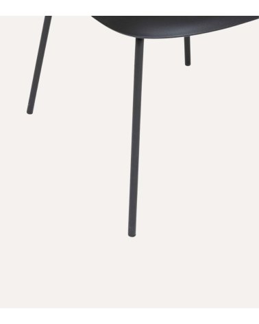 Silla Asan de Polipropileno y Patas de Acero