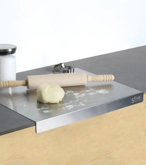 Tabla para Encimera Ideal para Amasar de Acero Inoxidable
