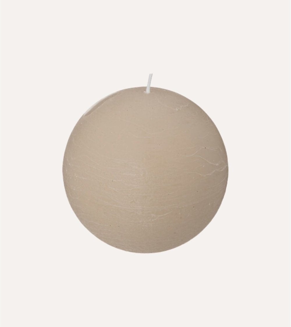 Vela Bola Decorativa Olia de Cera