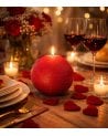 Vela Bola Decorativa Olia de Cera
