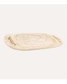 Bandeja Decorativa White con Asa de Madera