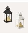 Farol Decorativo con Vela LED de Plástico