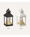 Farol Decorativo con Vela LED de Plástico