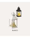 Farol Decorativo con Vela LED de Plástico