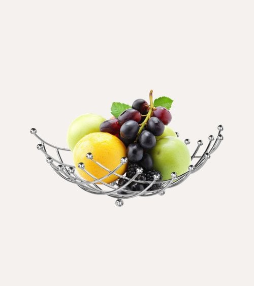 Frutero Cesta Geométrico de Acero