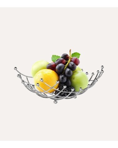 Frutero Cesta Geométrico de Acero