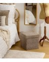 Puff Plegable Oxia de Efecto Chenilla