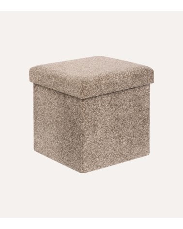 Puff Plegable Oxia de Efecto Chenilla