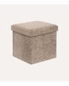 Puff Plegable Oxia de Efecto Chenilla