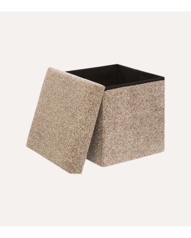 Puff Plegable Oxia de Efecto Chenilla