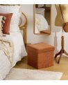 Puff Plegable Oxia de Efecto Chenilla