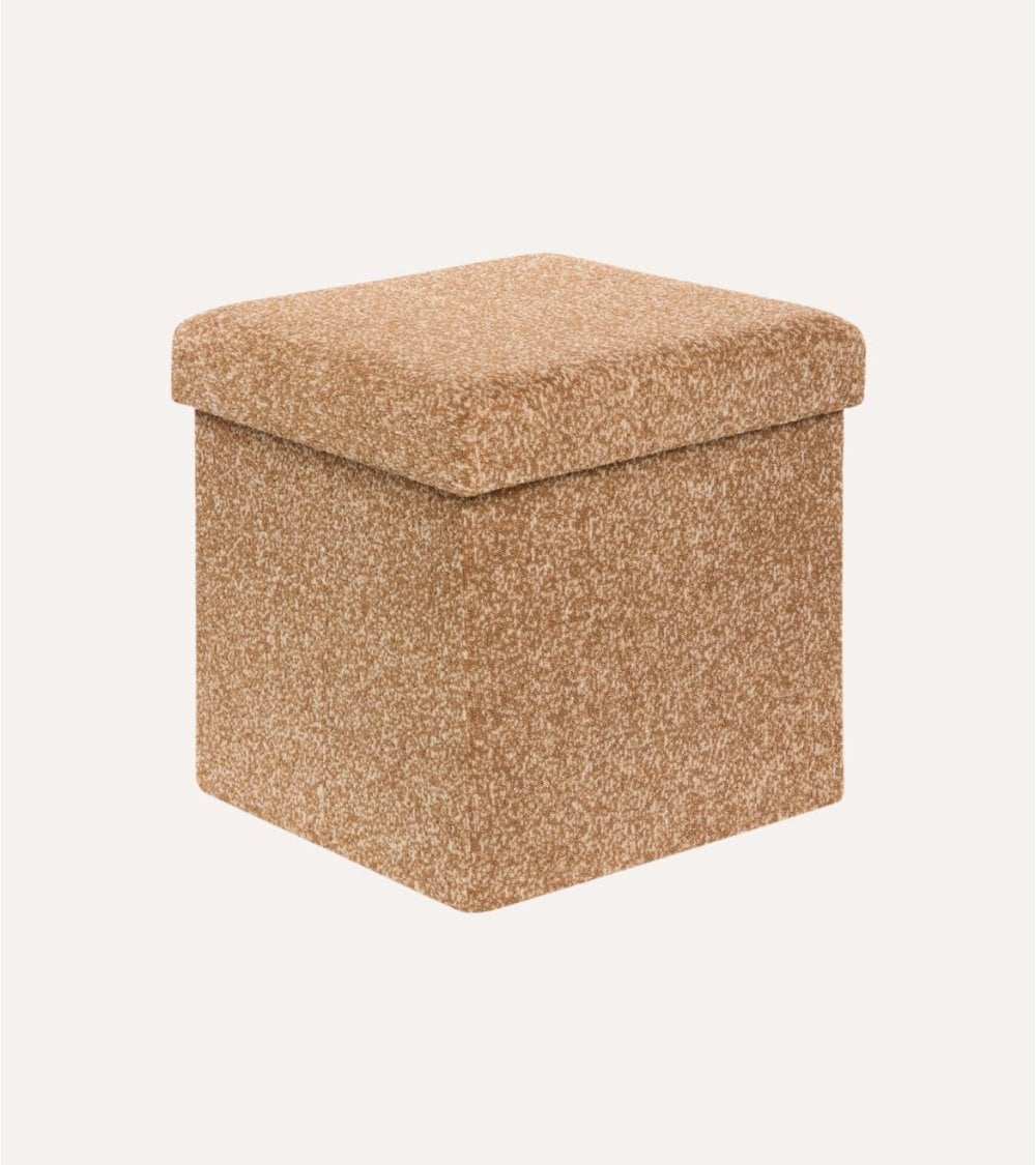 Puff Plegable Oxia de Efecto Chenilla