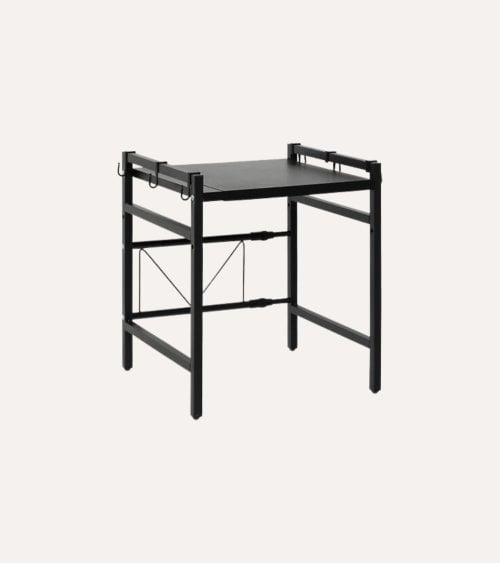 Estante Ajustable para Microondas de Acero