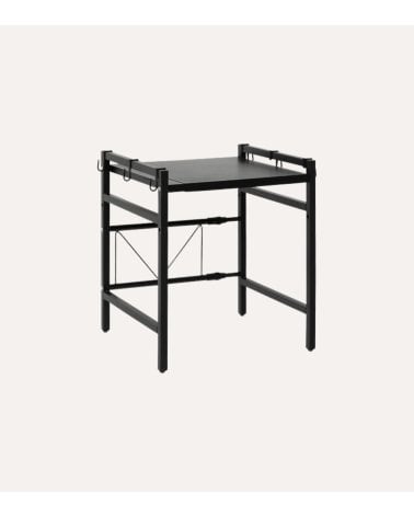 Estante Ajustable para Microondas de Acero