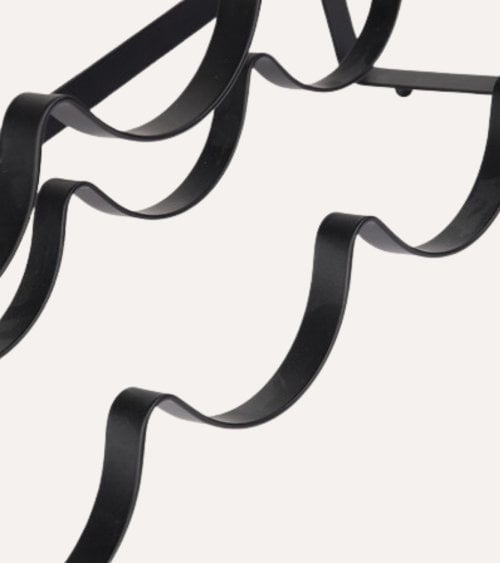 Botellero Apilable para 4 Botellas de Acero