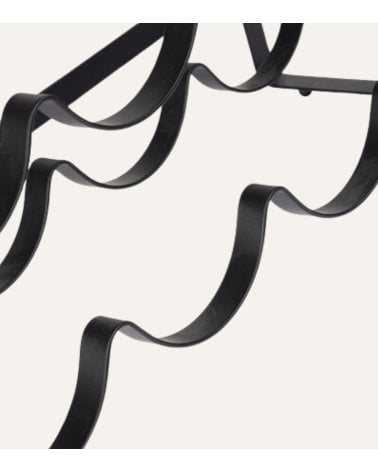 Botellero Apilable para 4 Botellas de Acero