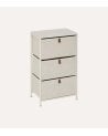 Cajonera Tissa con 3 Cajones de MDF y Acero