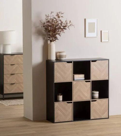 Estante Mix n'modul con 9 Compartimentos y 5 Puertas de MDF