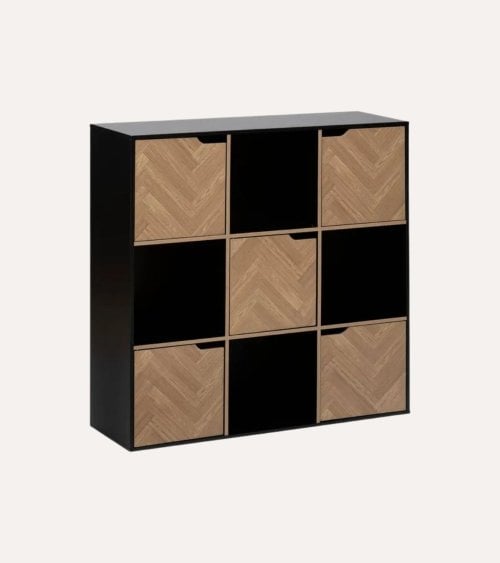 Estante Mix n'modul con 9 Compartimentos y 5 Puertas de MDF