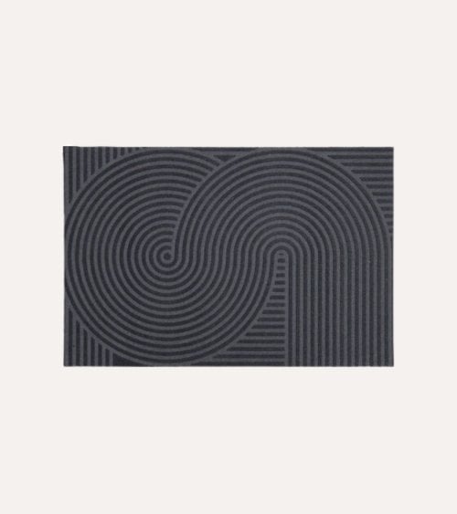 Alfombra Felpudo Interior Espirales con Antideslizante