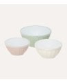 Set de 3 Ensaladeras Essentiels con Tapa de Plástico