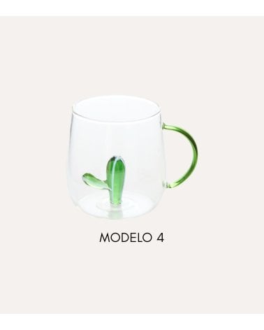 Taza Mug Nelya con Figura Sumergida de Vidrio