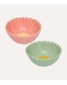 Cuenco Rose con Forma de Flor de Gres