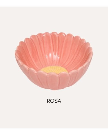 Cuenco Rose con Forma de Flor de Gres