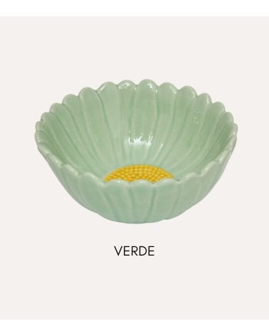 Cuenco Rose con Forma de Flor de Gres