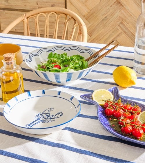 Plato Hondo Oceania de Porcelana