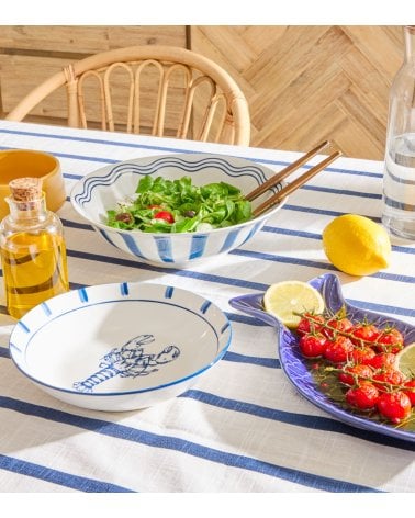 Plato Hondo Oceania de Porcelana