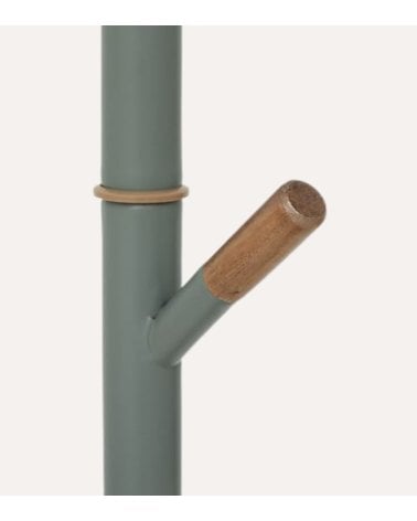 Perchero de Pie Cassie de Metal y Madera