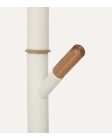 Perchero de Pie Cassie de Metal y Madera