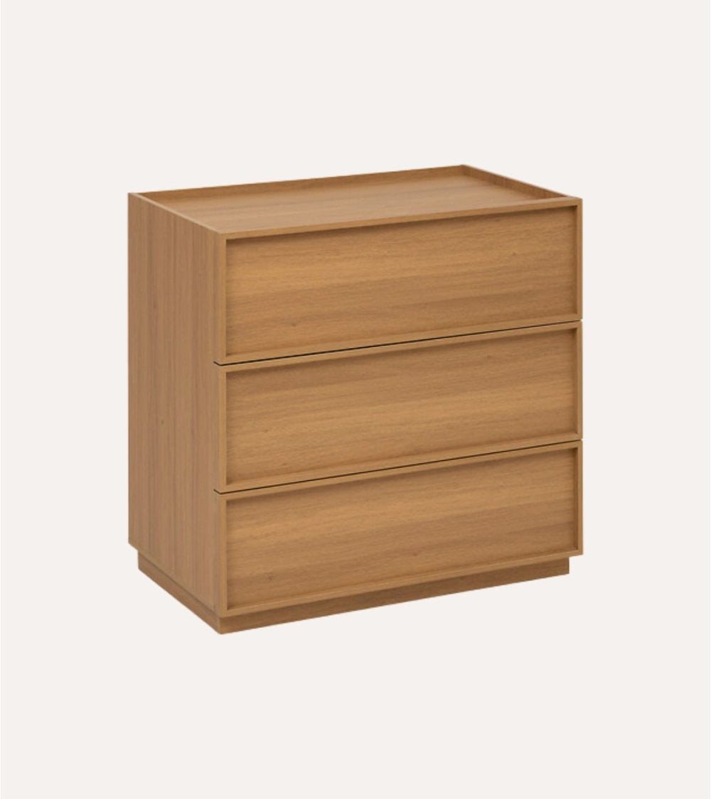 Cómoda Framy con 3 Cajones de MDF