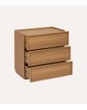 Cómoda Framy con 3 Cajones de MDF