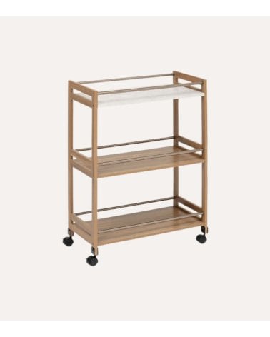 Carro Auxiliar Côme con 3 Niveles de MDF