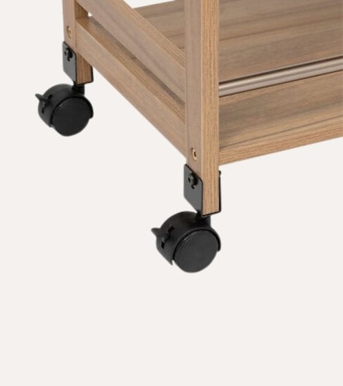 Carro Auxiliar Côme con 3 Niveles de MDF