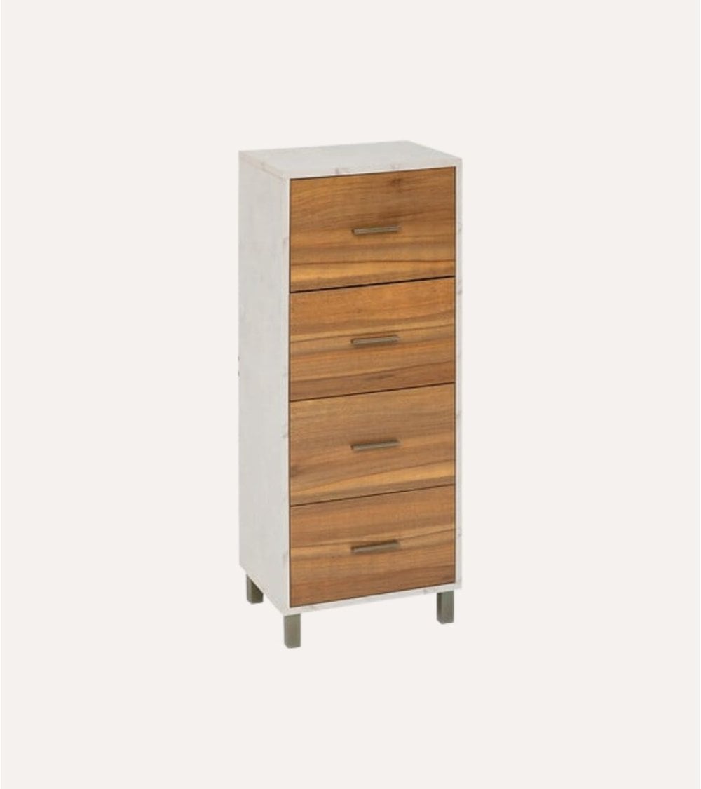 Cajonera Auxiliar Côme con 4 Cajones de MDF