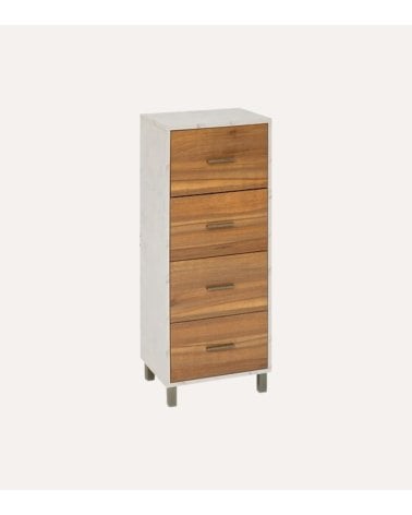 Cajonera Auxiliar Côme con 4 Cajones de MDF
