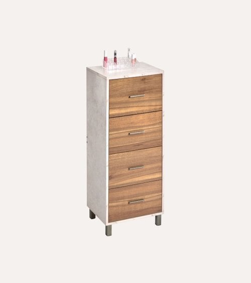 Cajonera Auxiliar Côme con 4 Cajones de MDF