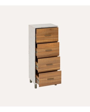 Cajonera Auxiliar Côme con 4 Cajones de MDF