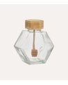 Tarro para Miel Hex de Vidrio