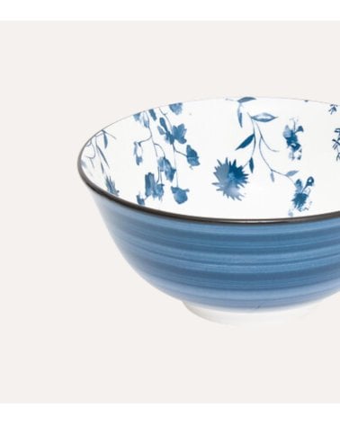 Cuenco Umami Flores Efecto Acuarela de Porcelana