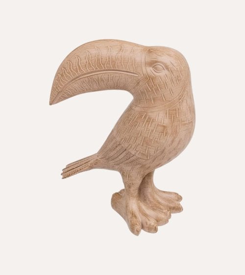 Figura Decorativa Tucán Exótica de Poliresina