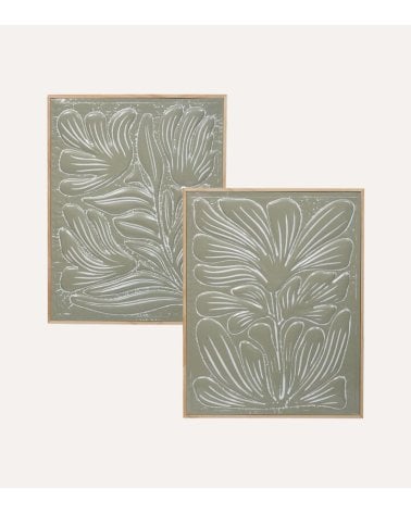 Cuadro Lia de Flor de Metal Barnizado