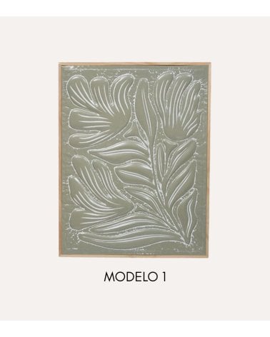 Cuadro Lia de Flor de Metal Barnizado