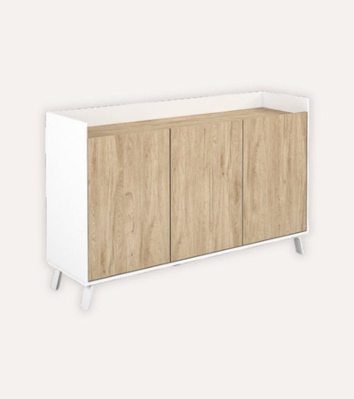 Aparador Boro con 3 Puertas de Melamina